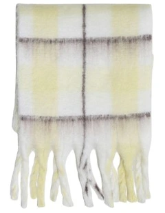 Plenty Of Love Scarf in Yellow/Choc