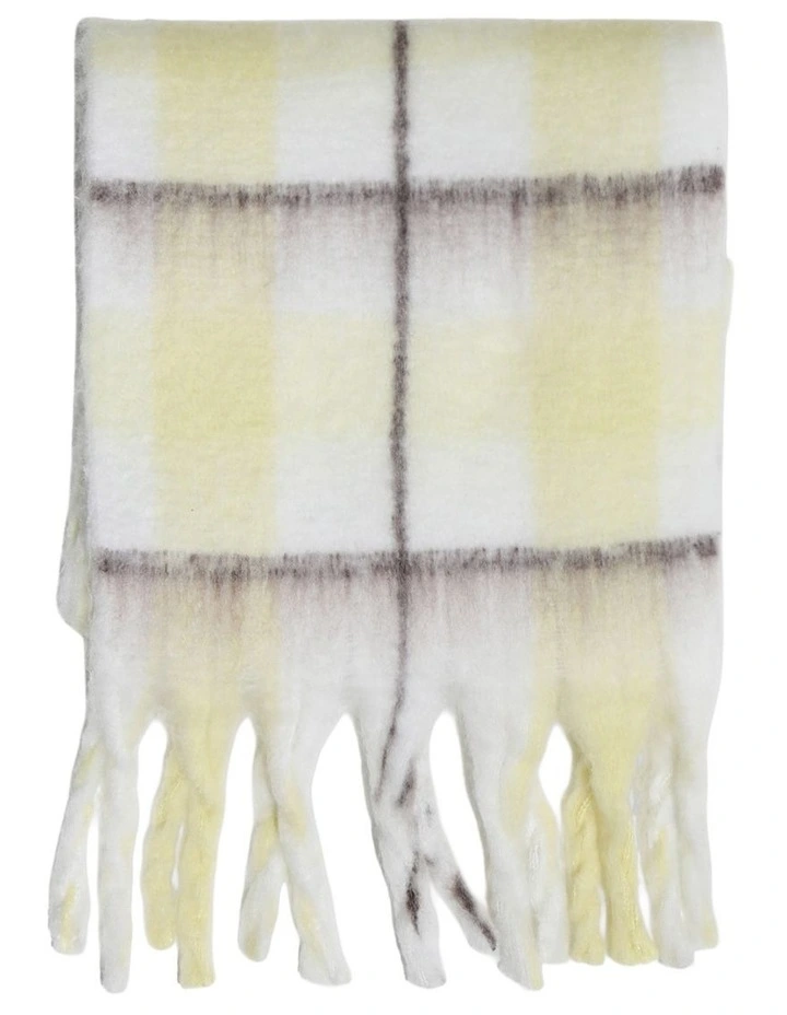 Plenty Of Love Scarf in Yellow/Choc image 1