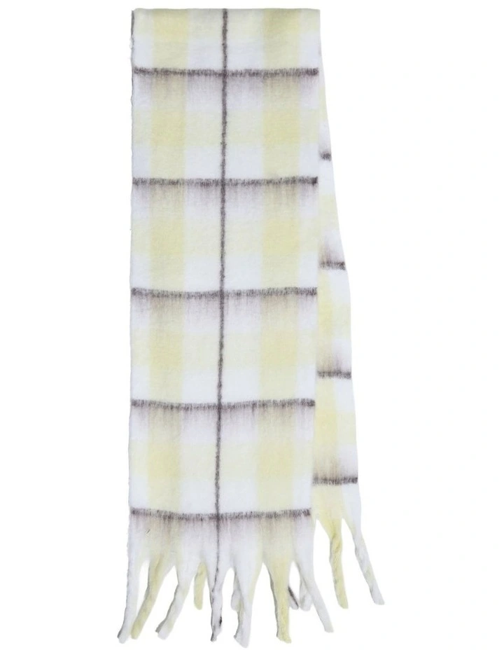 Plenty Of Love Scarf in Yellow/Choc image 2