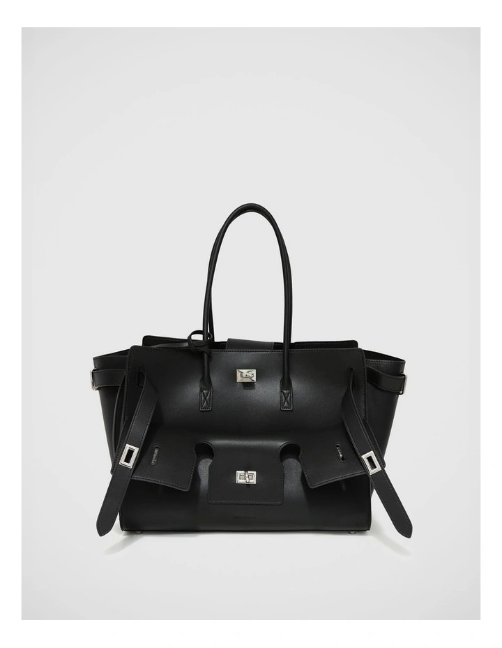 In The City Shoulder Bag in Black image 2