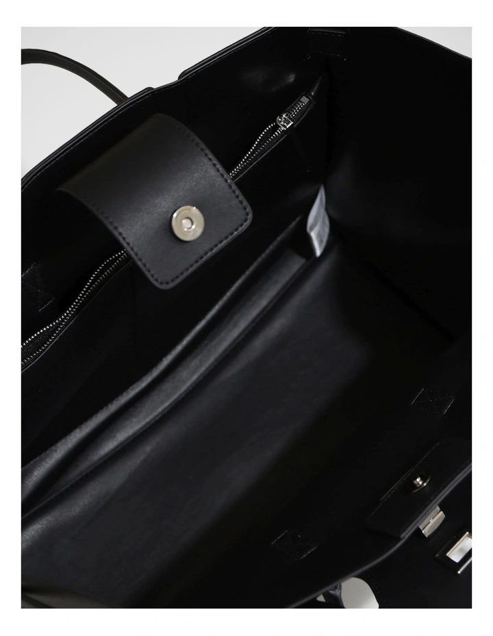 In The City Shoulder Bag in Black image 7