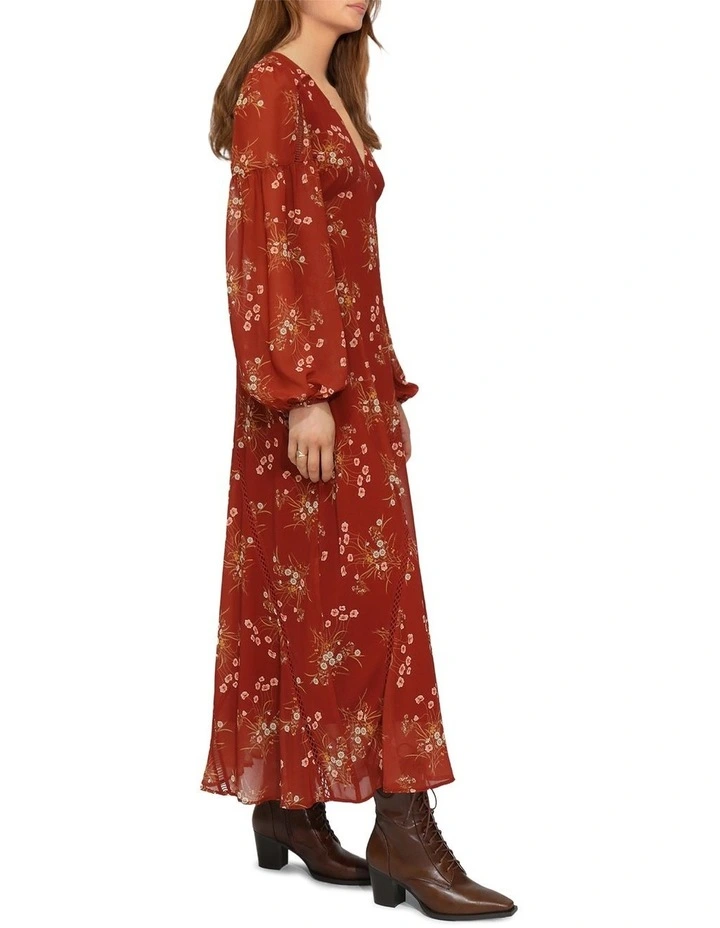 In Your Dreams Maxi Dress in Rust image 2