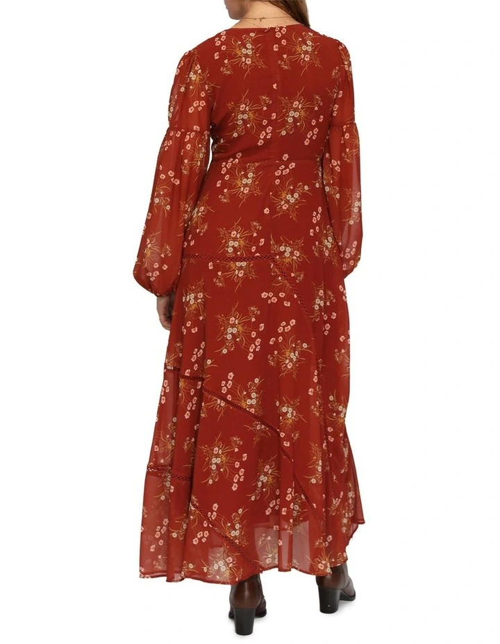 In Your Dreams Maxi Dress in Rust image 4