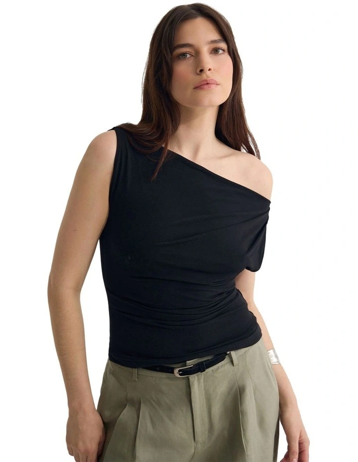 Loulou Top in Black image 4