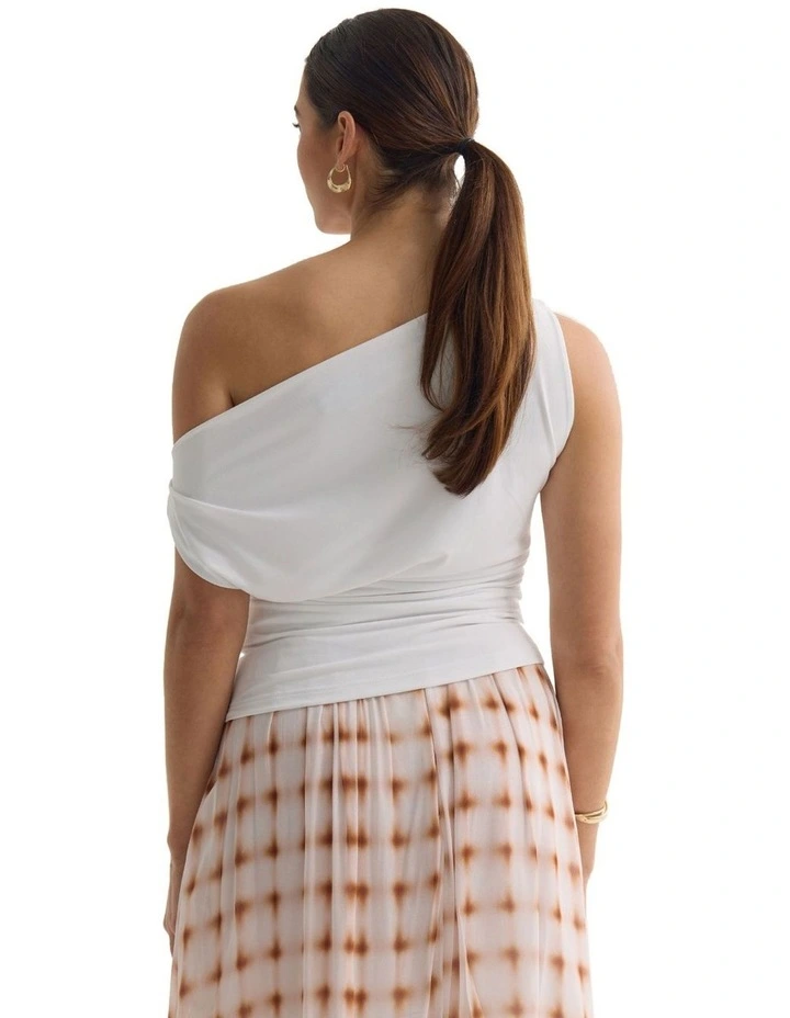 Loulou Top in White image 2