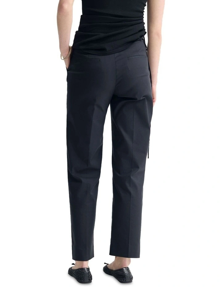 Nina Straight Stretch Leg Pant in Black image 2