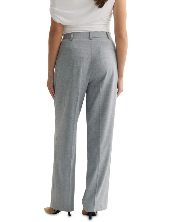 Billie Single Pleat Pant in Silver image 2