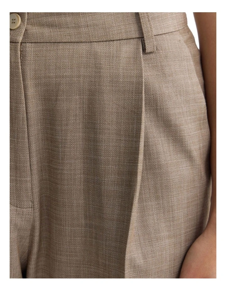 Billie Single Pleat Pant in Mocha image 6