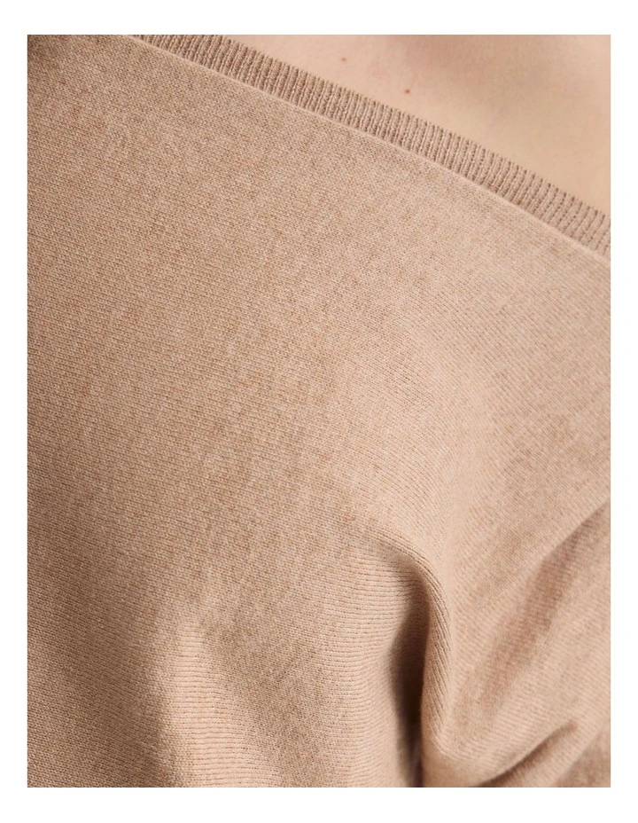 Sarina Cashmere Blend Knit in Mocha image 6
