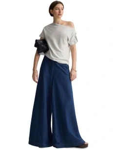 Sarina Cashmere Blend Knit Jumper in Grey