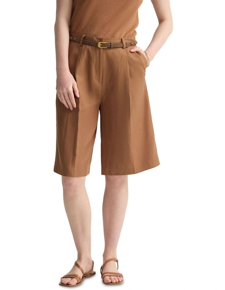 Peggy Bermuda Shorts in Mocha image 1