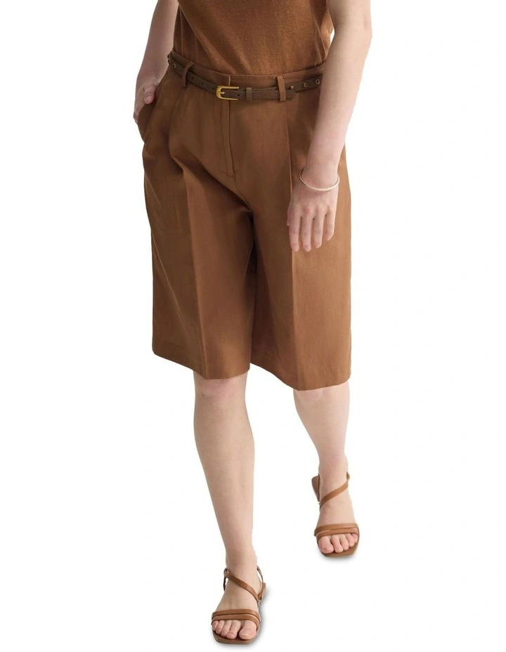 Peggy Bermuda Shorts in Mocha image 4