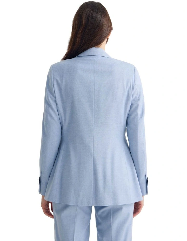 Ebony Suit Jacket in Light Blue image 2
