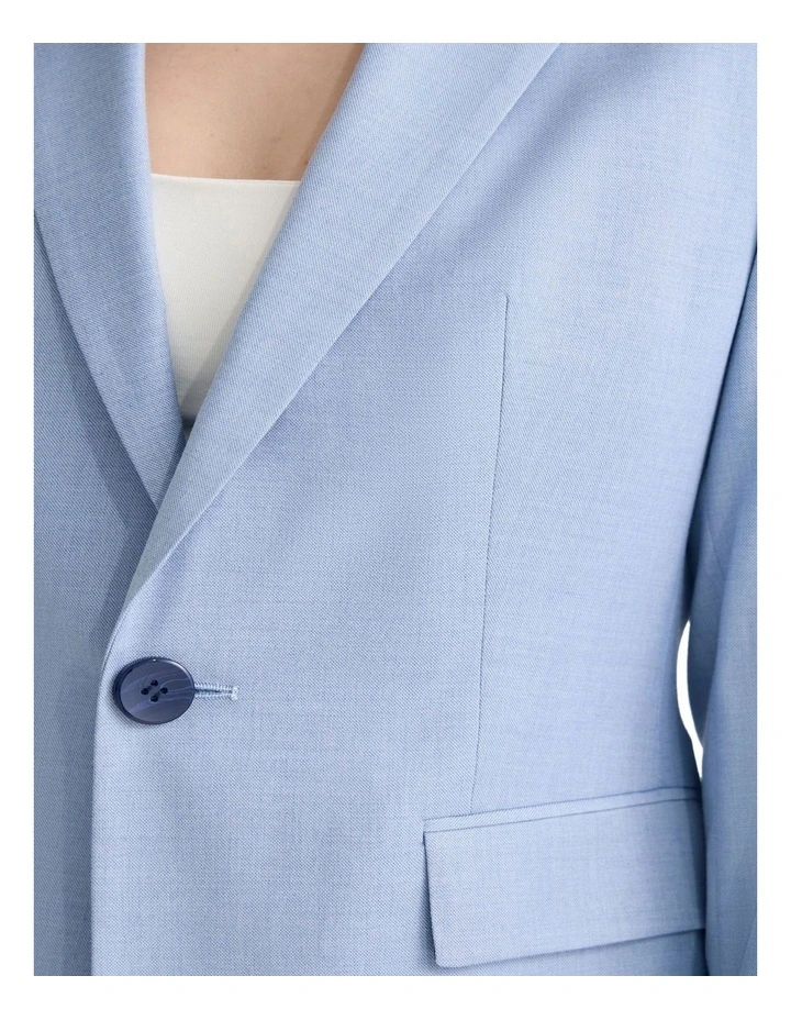 Ebony Suit Jacket in Light Blue image 6