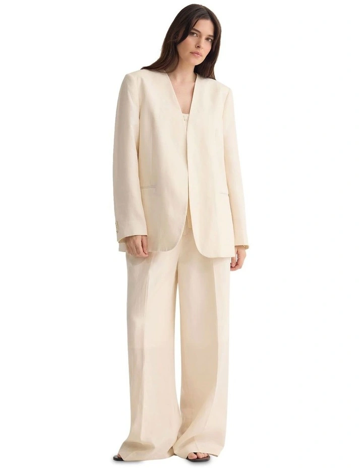 Alina Blazer in Ivory image 4
