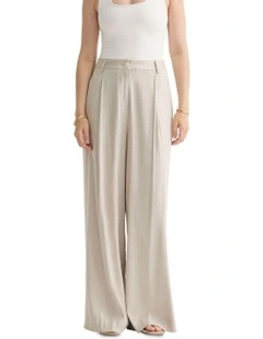 Margot Stretch Linen Pant in Natural
