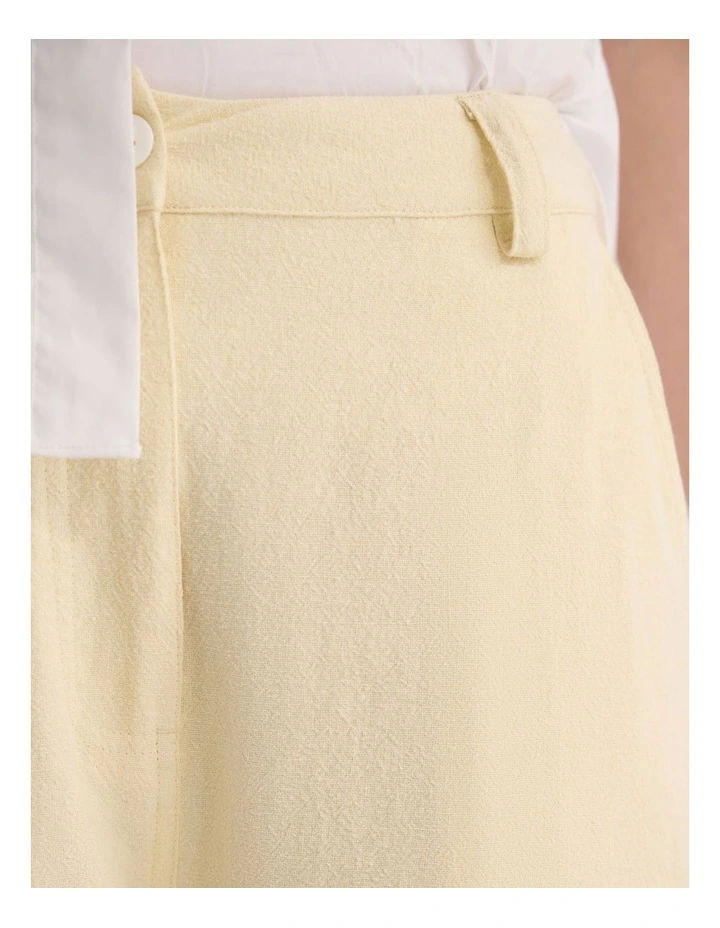 Etta Barrel Leg Pant in Butter image 6