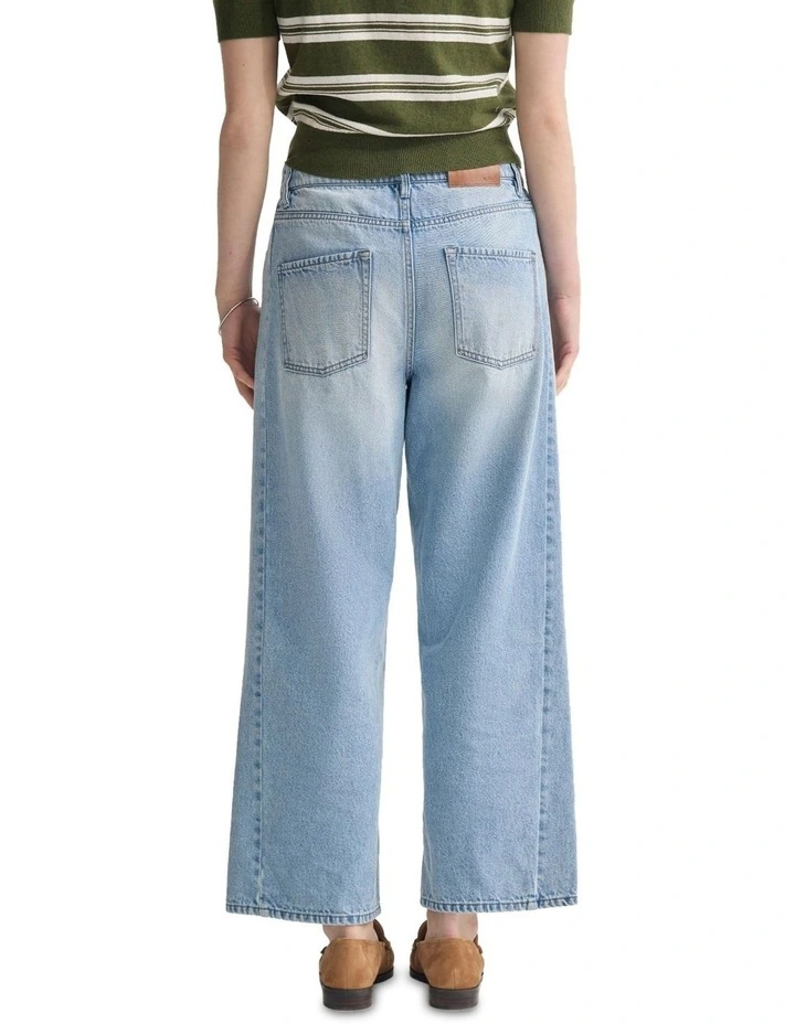 Riva Barrel Leg Jeans in Blue image 2