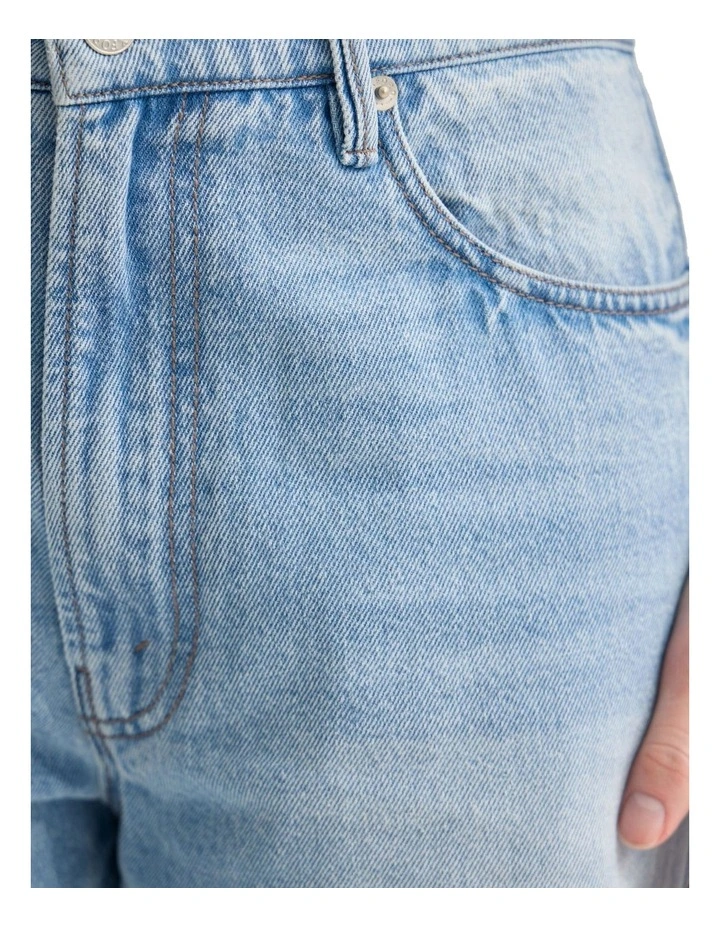 Riva Barrel Leg Jeans in Blue image 6