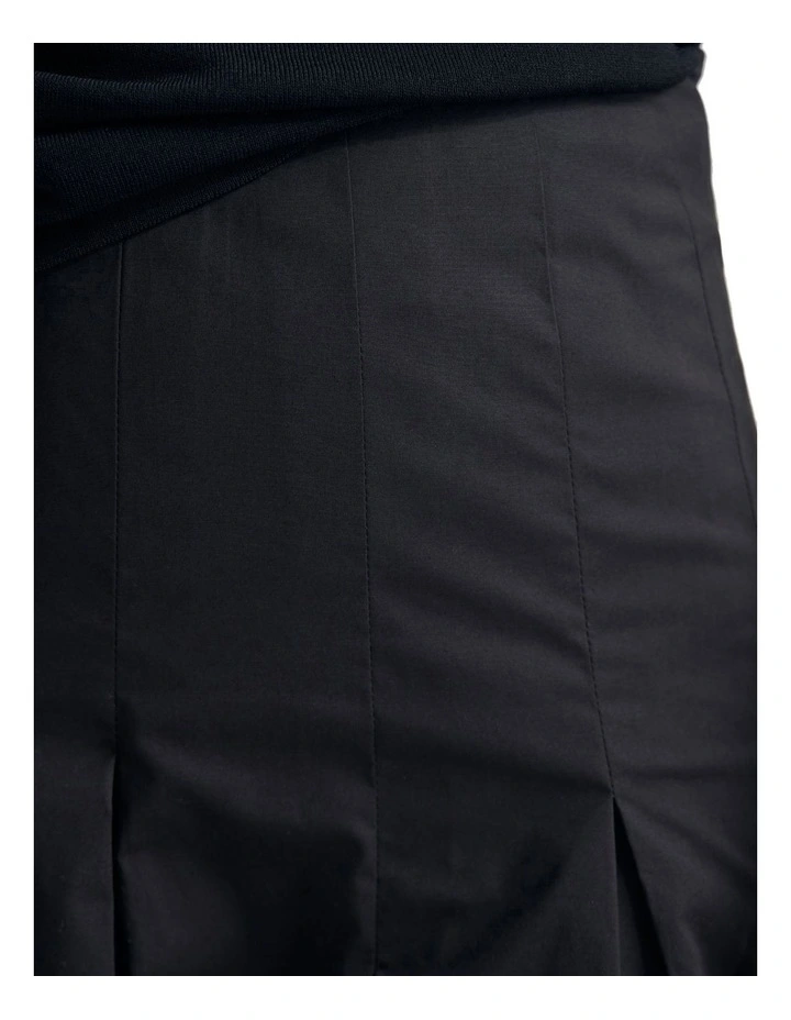 Jess Cotton Maxi Skirt in Black image 6