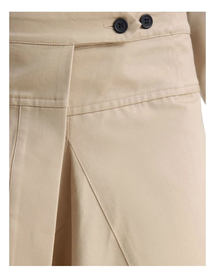 Selma Wrap Skirt in Sand image 6