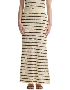 Lilli Knitted Skirt in White