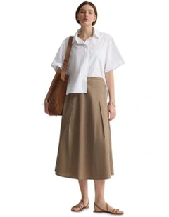 Dalia Cotton Shirt in White