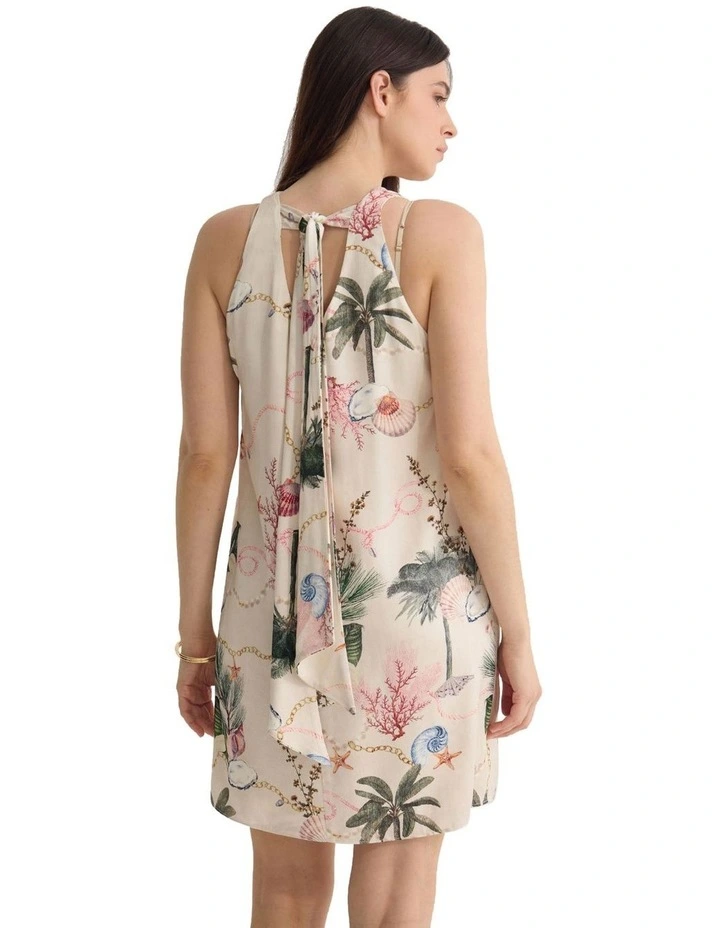 Coralie Mini Dress in Cream Multi image 2