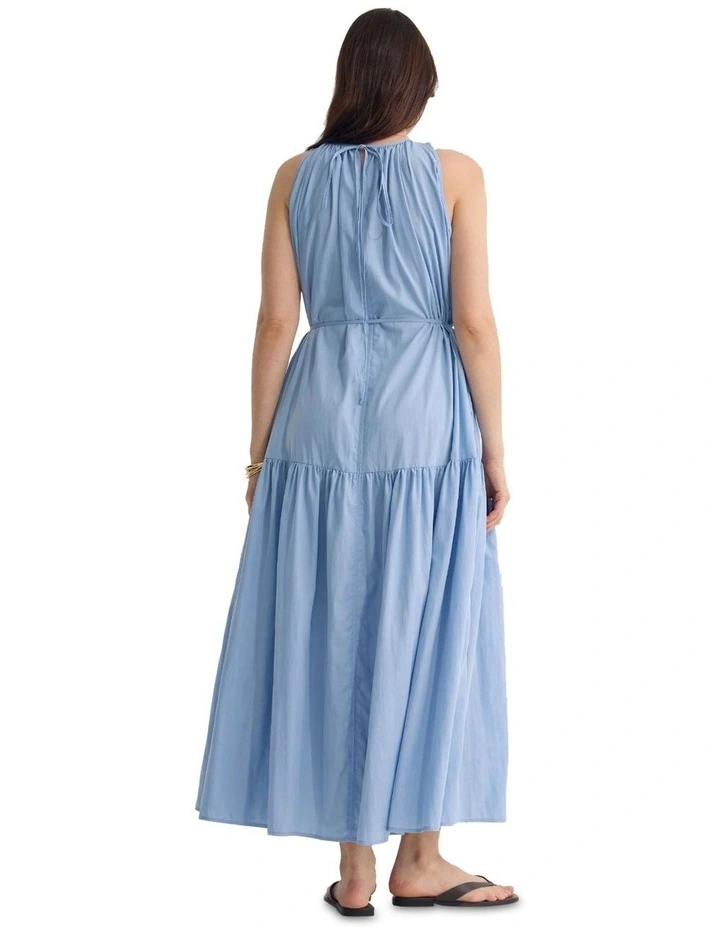 Sandali Flowing Dress in Blue image 2