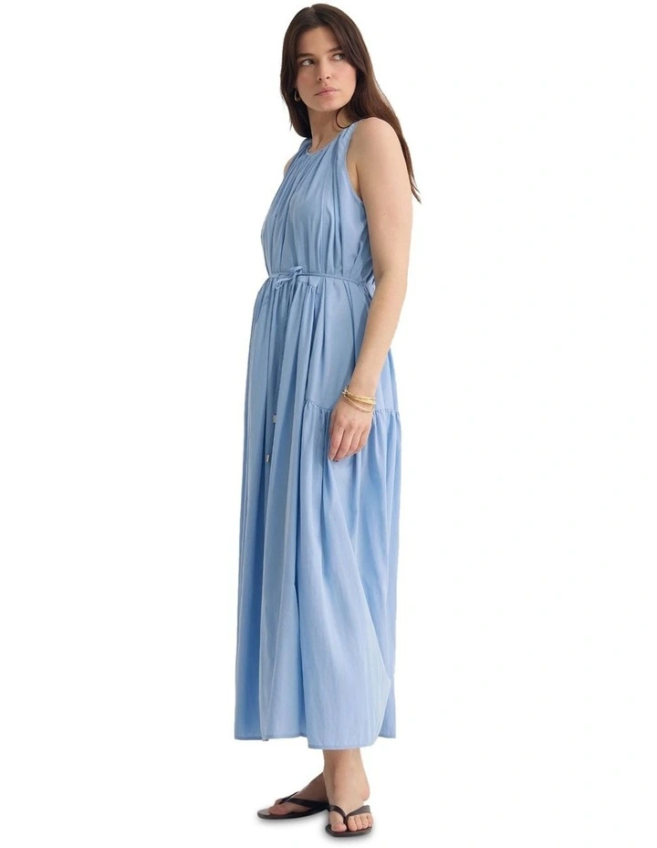 Sandali Flowing Dress in Blue image 3