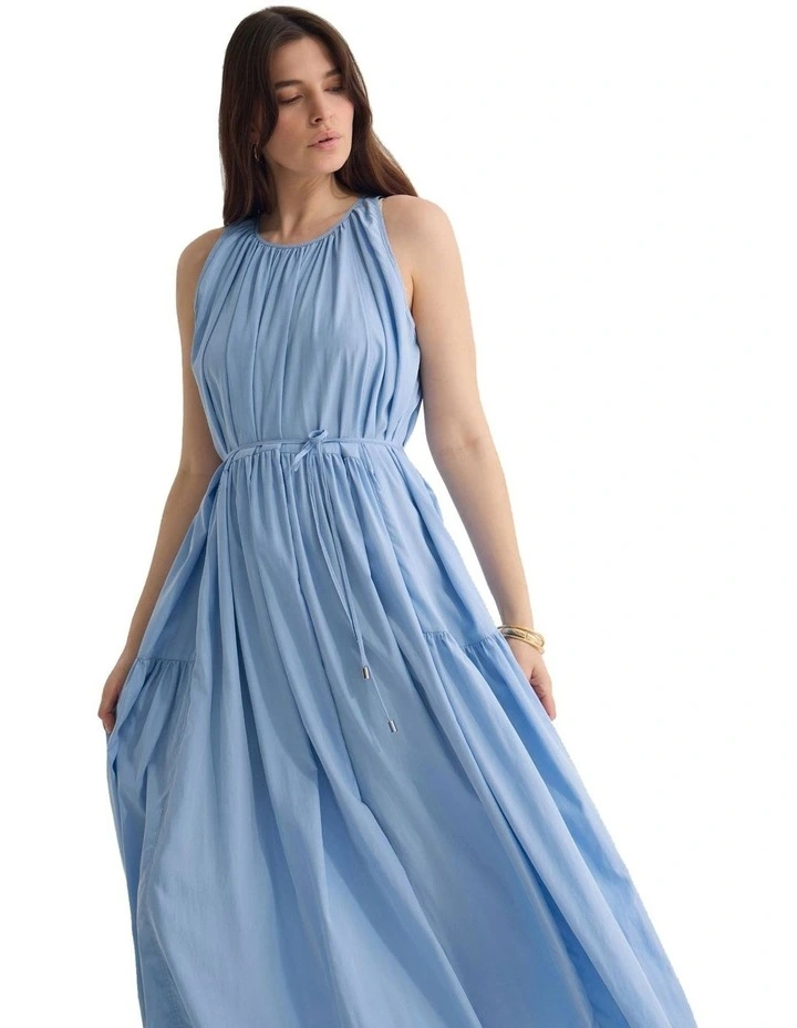 Sandali Flowing Dress in Blue image 4