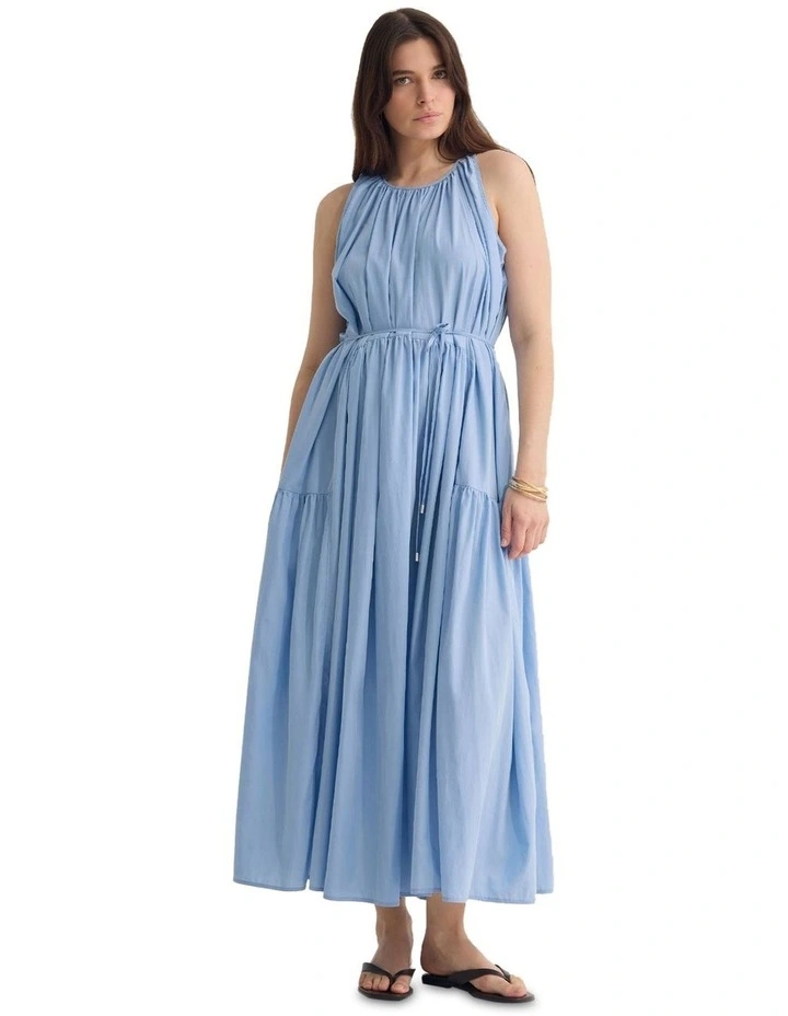 Sandali Flowing Dress in Blue image 5