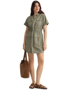 Kitty Mini Dress in Green