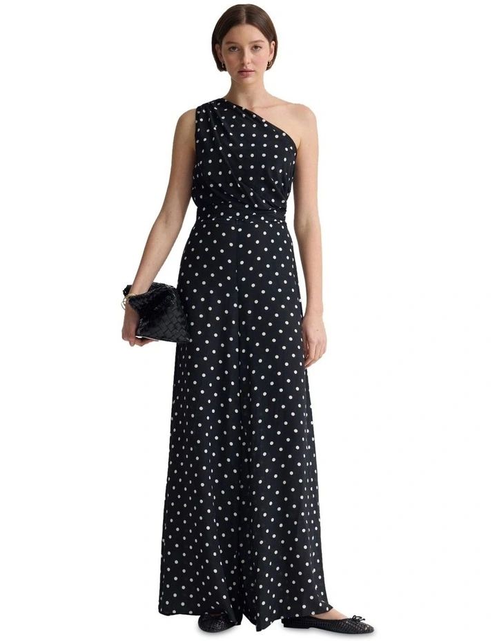 Lou-Lou Jumpsuit in Black/Ivory image 1