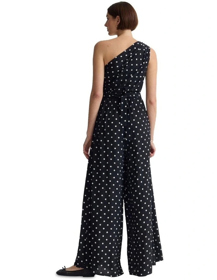 Lou-Lou Jumpsuit in Black/Ivory image 2