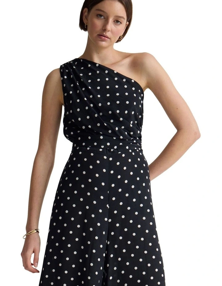 Lou-Lou Jumpsuit in Black/Ivory image 4