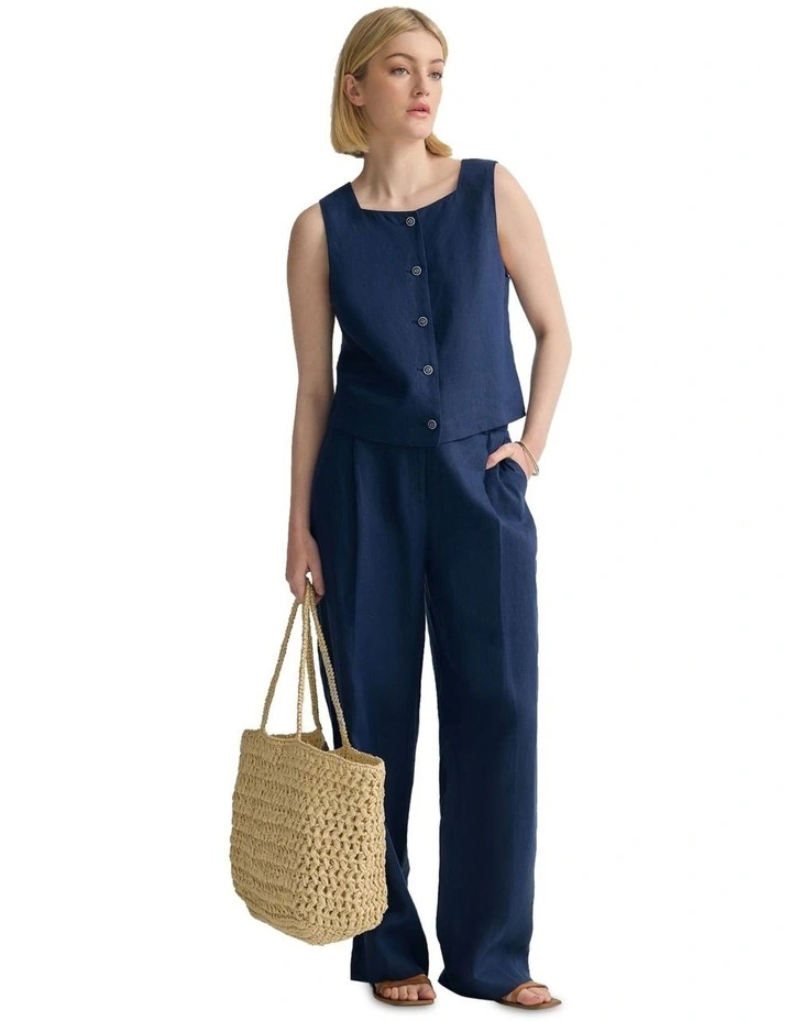 Harriet Vest in French Blue image 1