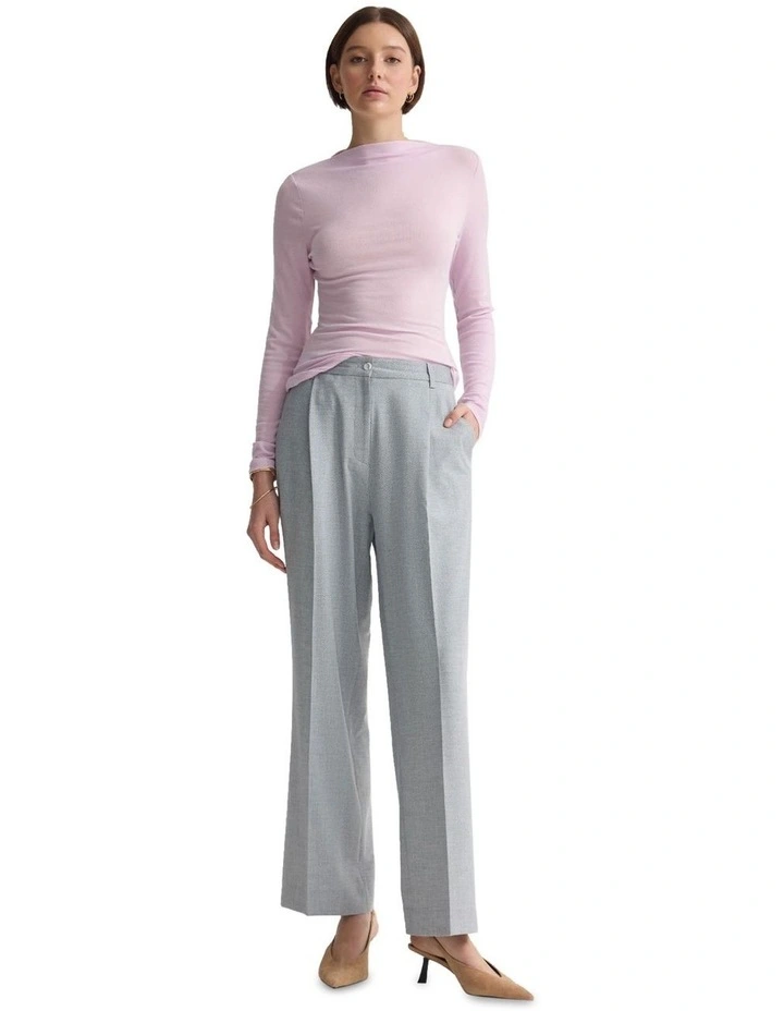 Florence Long Sleeve Top in Pink image 1