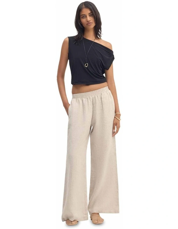 Edi Jersey Top in Black image 5