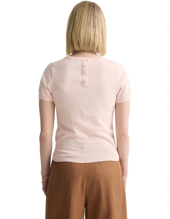 Grace Cashmere Blend Knit in Pink image 2