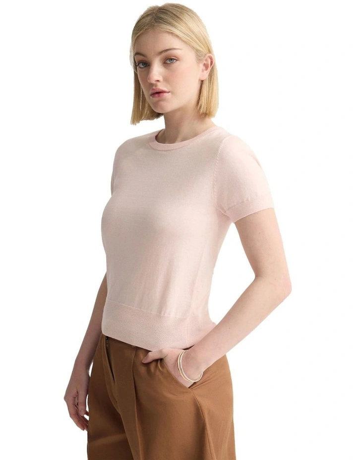 Grace Cashmere Blend Knit in Pink image 3