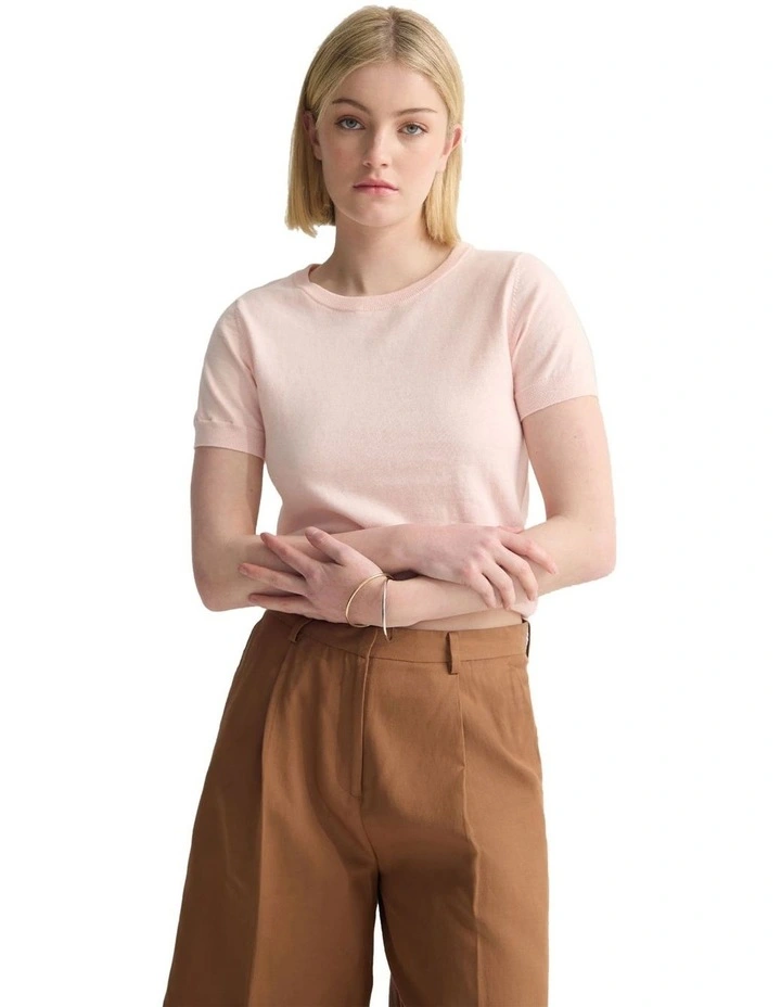 Grace Cashmere Blend Knit in Pink image 5