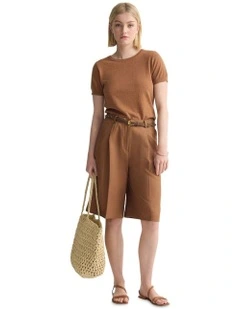 Grace Cashmere Blend Knit in Mocha