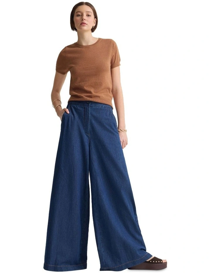 Grace Cashmere Blend Knit in Mocha image 7