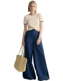 Indra Tipping Knit in Orange