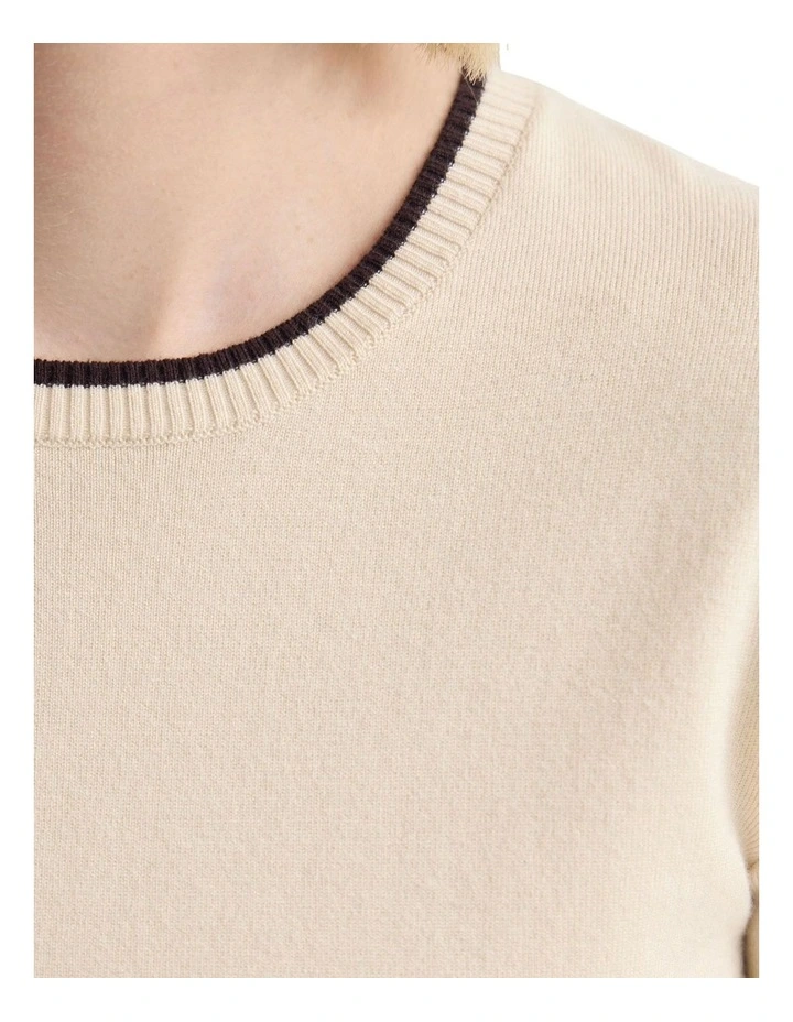 Indra Tipping Knit in Orange image 6