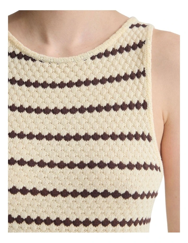 Dakota Patterned Tank in White image 6