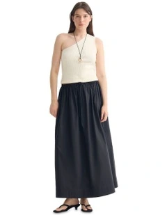 Lane One Shoulder Tank in Ivory