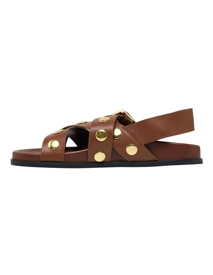 Capri Strappy Sandal in Toffee Tan image 3