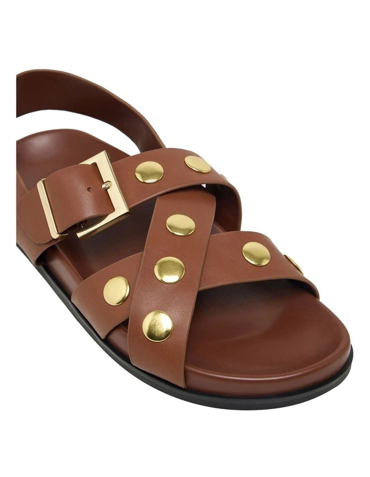 Capri Strappy Sandal in Toffee Tan image 4